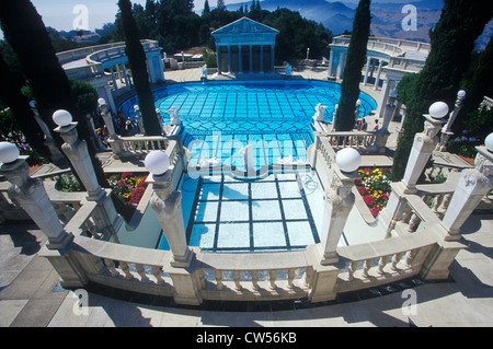 Neptun Pool, Hearst Castle, San Simeon, Kalifornien Stockfoto