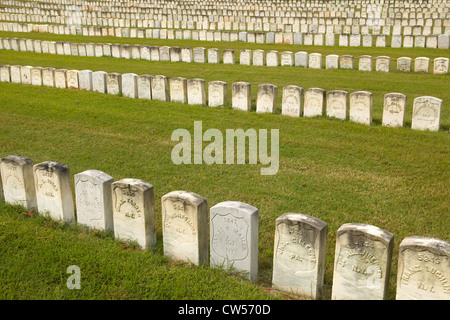 Nationalpark Andersonville oder Camp Sumter National Historic Site in Georgien Website Konföderierten Bürgerkrieg Gefängnis und Friedhof Stockfoto