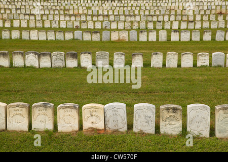 Nationalpark Andersonville oder Camp Sumter National Historic Site in Georgien Website Konföderierten Bürgerkrieg Gefängnis und Friedhof Stockfoto