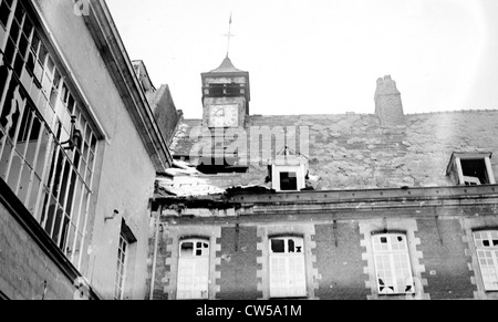 Arras nach der Bombardierung, Krankenhaus St-Jean Stockfoto