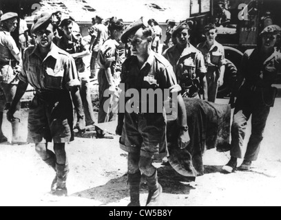 Jerusalem. Jüdischer Terrorangriff gegen King David Hotel, britische Gefechtsstand in Palästina, 1946 Stockfoto