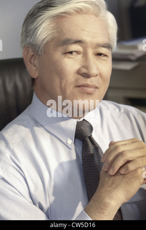 Porträt eines Kaufmanns Stockfoto