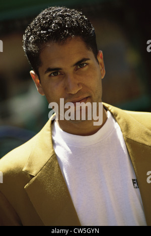 Nahaufnahme eines jungen Mannes Stockfoto