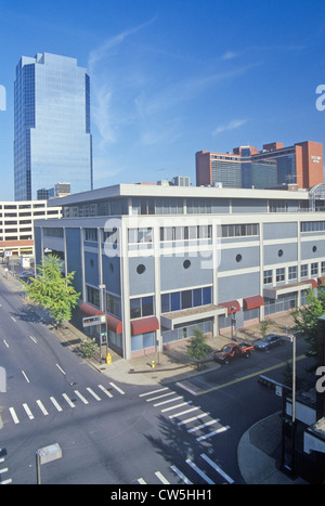 Die Landeshauptstadt und die Skyline in Little Rock, Arkansas Stockfoto