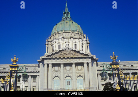 Rathaus in San Francisco, Kalifornien Stockfoto