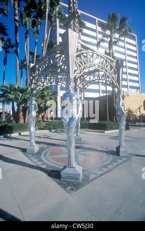 ? Hollywood Walk Of Fame? am Hollywood Blvd., Los Angeles, Kalifornien Stockfoto