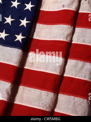 Amerikanische Flagge Nahaufnahme Stockfoto