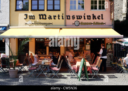 Köln, Restaurants in der Altstadt Stockfoto