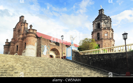 Santa Maria Church - UNESCO-Weltkulturerbe in der Stadt Santa Maria, Illocos Sur, Insel Luzon, Philippinen Stockfoto