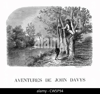 Aventures de John Davys Stockfoto