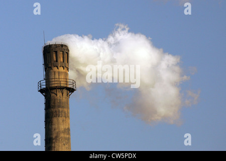 Peking, Symbolbild der Schornstein Rauchen Stockfoto