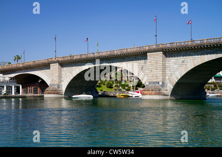 Die London Bridge in Lake Havasu City, Arizona, USA. Stockfoto