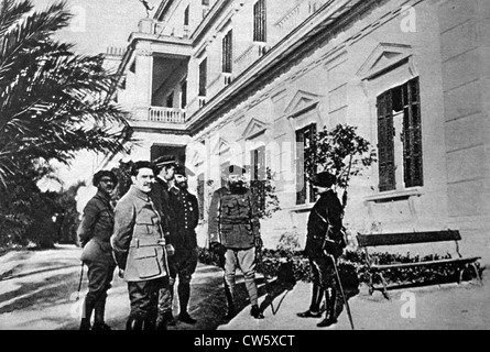 Ersten Weltkrieg. Die Insel Korfu von der französischen Armee besetzt Stockfoto