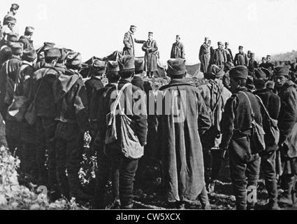 Ersten Weltkrieg. Die Insel Korfu von der französischen Armee besetzt Stockfoto