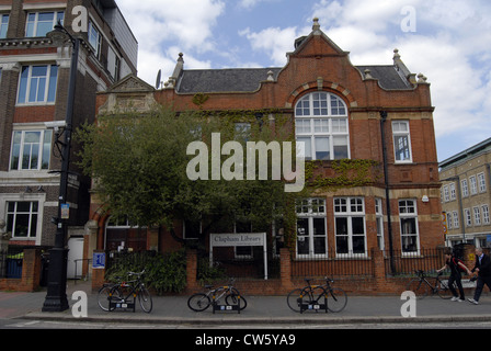 Alte Clapham Common Library, jetzt Omnibus Theater Stockfoto