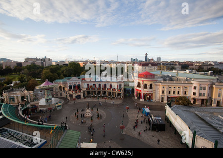 Vergnügungspark Prater in Wien Stockfoto