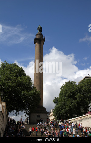 Der Herzog von York Spalte ist ein Monument in London, England, Prinz Frederick, Duke of York. Stockfoto