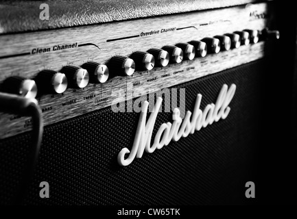 Marshall Gitarren-Amp Stockfoto