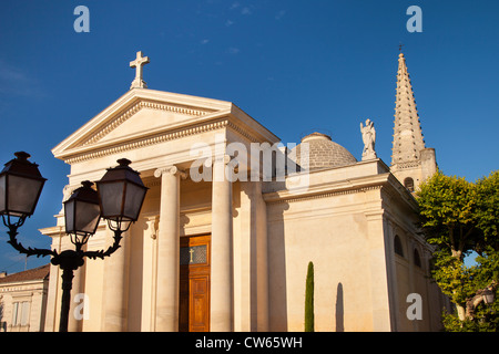 Stiftskirche Saint-Martin-Kirche in Saint Remy de Provence, Frankreich Stockfoto