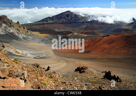 Haleakala Vulkan Landschaft Stockfoto