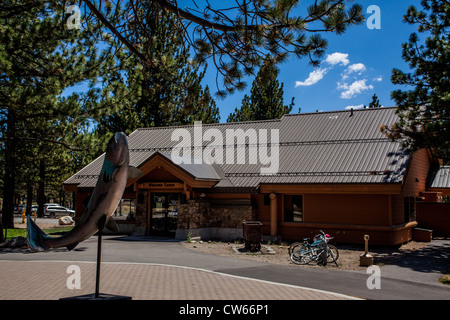 Mammoth Lakes Visitor Center in Mammoth Lakes Kalifornien August 2012 Stockfoto