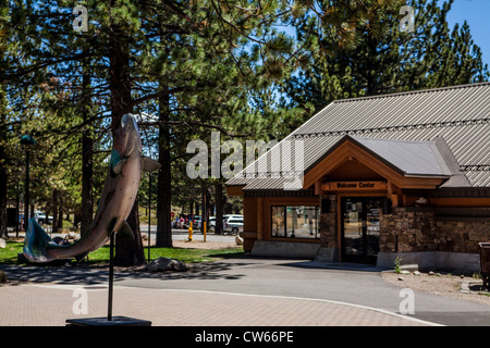 Mammoth Lakes Visitor Center in Mammoth Lakes Kalifornien August 2012 Stockfoto