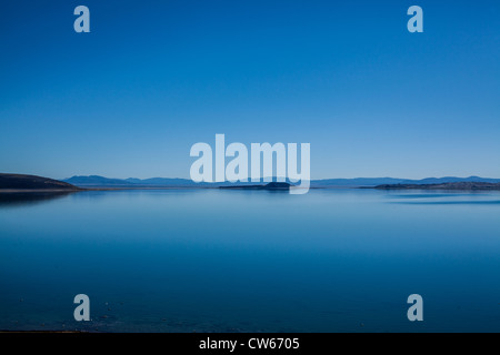 Mono Lake am ruhigen August 2012 Stockfoto