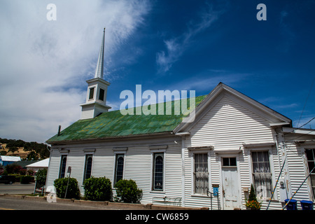 Methodistische Kirche in Sutter Creek, Kalifornien Stockfoto