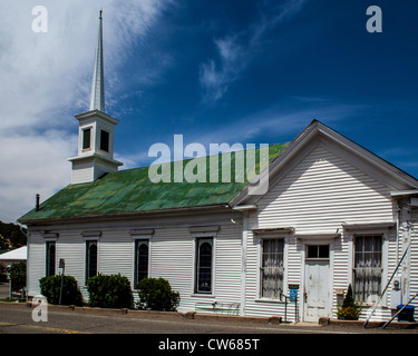 Methodistische Kirche in Sutter Creek, Kalifornien Stockfoto