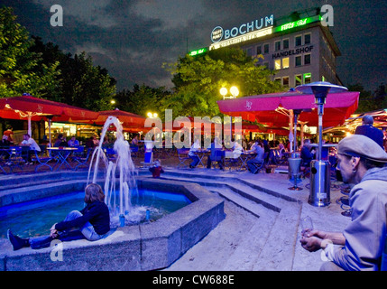 Nightlife in der berühmten Bermudadreick in Bochum, Deutschland, Nordrhein-Westfalen, Ruhrgebiet, Bochum Stockfoto