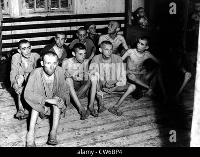 Ebensee Konzentrationslager befreit (Österreich 1945) Stockfoto