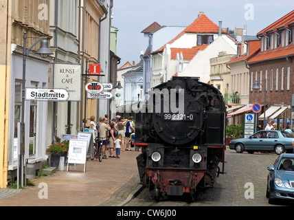 Bad Doberan Baederbahn Molli Bahnhof Innenstadt Stockfoto