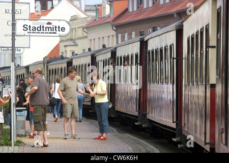 Bad Doberan Baederbahn Molli Bahnhof Innenstadt Stockfoto