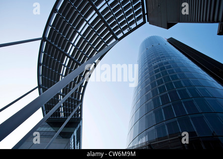 RWE-Turm in Essen, Deutschland, Nordrhein-Westfalen, Ruhrgebiet, Essen Stockfoto