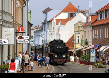 Bad Doberan Baederbahn Molli Bahnhof Innenstadt Stockfoto