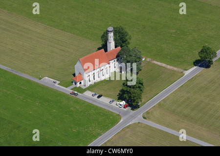 St. Coloman Kirche in der Nähe von Schwangau, Deutschland, Bayern, Schwangau Stockfoto