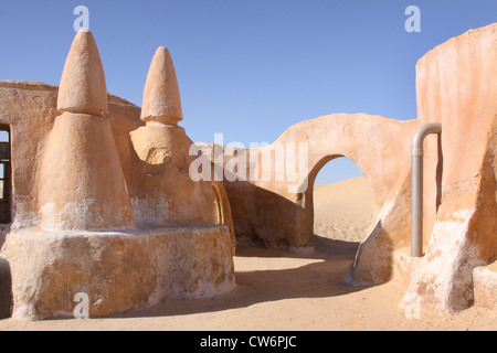 Film-Set von Star Wars in der Nähe von Nafta, Tunesien, Nefta, Nafta Stockfoto