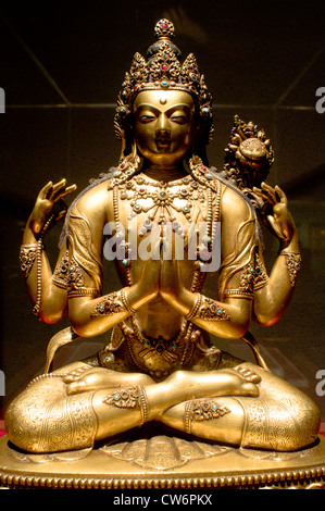 Buddha-Statue in tibet Stockfoto