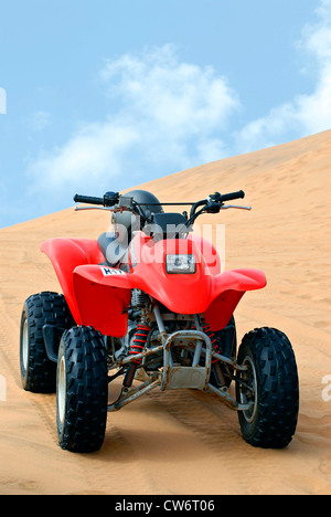 Kader-Fahrrad angezeigt in der Namib-Wüste in der Nähe von Swakopmund, Namibia Stockfoto