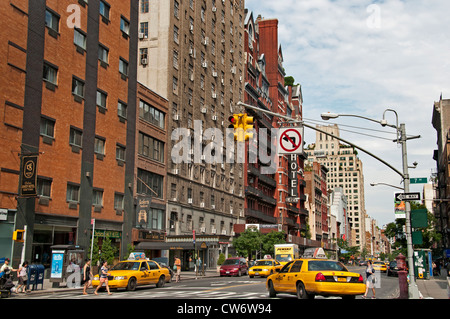 7th Avenue W 23 Street New York City Manhattan Chelsea Hotel Stockfoto