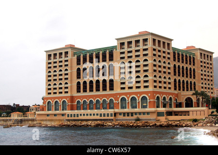 Monto Carlo Bay Hotel mit Casino in Monaco Bucht, Monaco, Monte Carlo Stockfoto