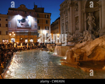 Trevi-Brunnen, Italien, Latium, Rom Stockfoto