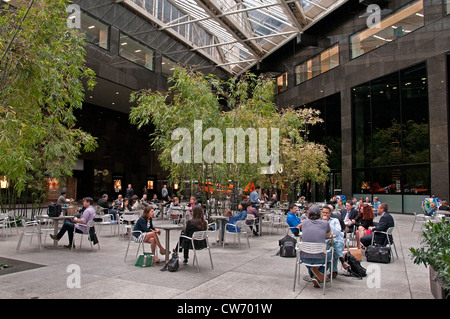 Trump Tower auf 5th Avenue New York City Manhattan Food-Court New York City Manhattan Stockfoto