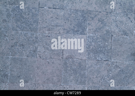 Detail einer gepflasterten Straße Stockfoto