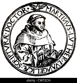 Martin Luther (1483-1546), deutscher Reformator Stockfoto