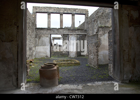 altes Haus die antike Stätte von Pompeji, Italien, Pompei Stockfoto