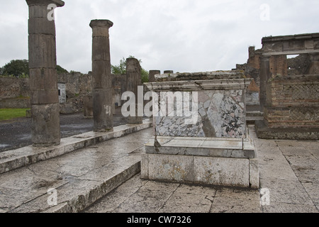 alte Tempel in der antiken Stätte von Pompeji, Italien, Pompei Stockfoto