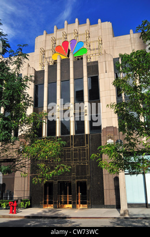 USA-Illinois-Chicago-NBC-Tower Magnificent Mile-Innenstadt absolvierte 1989 Stockfoto