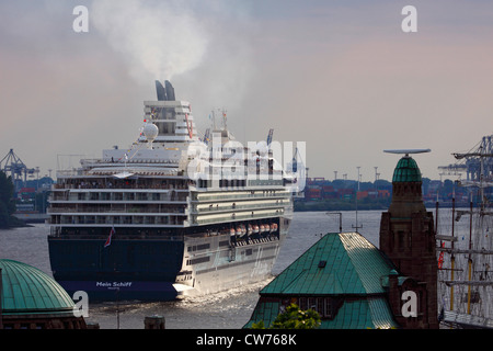 Segeln-Kreuzfahrt Schiff Mein Schiff, Deutschland, Hamburg Stockfoto