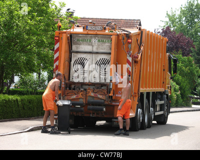 Müllabfuhr, Müllabfuhr Stockfoto